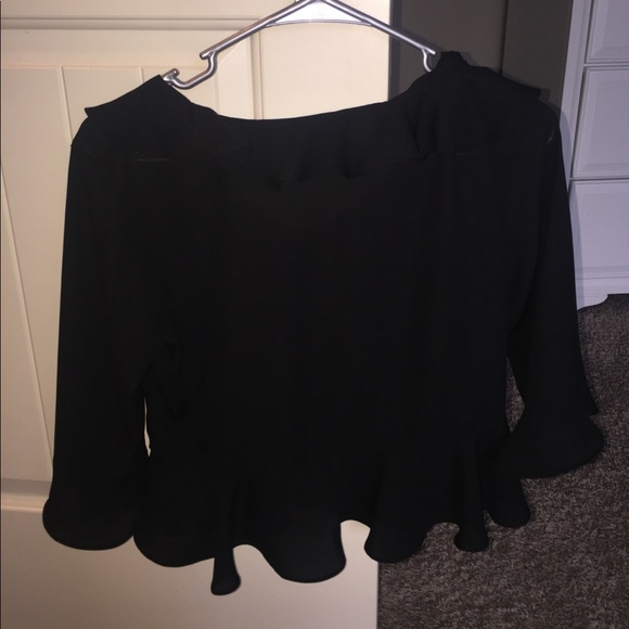 Top shop black blouse - Picture 2 of 2